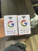 Carte NFC personnalisée en plastique pour avis Google, étanche en PVC, carte intelligente avec code QR, carte de visite NFC pour les médias sociaux