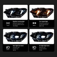 Faros Delanteros LED CREULI para BMW Serie 1 F20 2012-2014, Estilo Fang, DRL Bicolor, Señal de Giro Secuencial, Lente de Proyector, Gran Venta