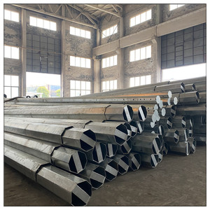 Dây Truyền Tải Điện Hình Bát Giác Mạ Kẽm Nhúng Nóng 15M 20M Bằng Thép Chất Lượng Cao - Product Image 3