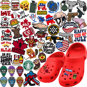 Grosir Produk Baru Aksesori dekorasi sepatu hoki tupai pistol kustom kustom pesona sepatu Pvc kartun Australia - Product Image 1