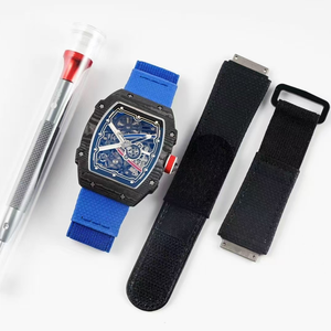 นาฬิกาข้อมือผู้ชายสไตล์สปอร์ต หน้าปัดสีสันสดใส ดีไซน์กันกระแทกหลายชั้น - Product Image 5