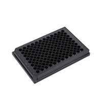 Plaques ELISA 96 puits noires Bioland, écologiques, adaptées à la plupart des équipements standard, consommables de laboratoire