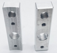 Pièces usinées CNC personnalisées en alliage d'aluminium 6061-T6, plaque de jonction, fabrication Dongguan, pièces usinées les plus vendues