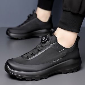 Nouvelles chaussures décontractées d'extérieur 2026 pour hommes, à semelle en caoutchouc, respirantes en maille, avec boucle rotative, pour la randonnée - Product Image 2