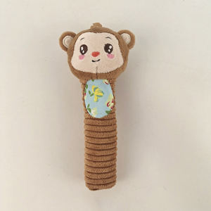 ألعاب أطفال ناعمة مخططة يد قطيفة أسد خشخيشة بي بي بي حيوان تحمل باليد خشخيشة كرتونية للأطفال هزاز يدوي للبيع - Product Image 3