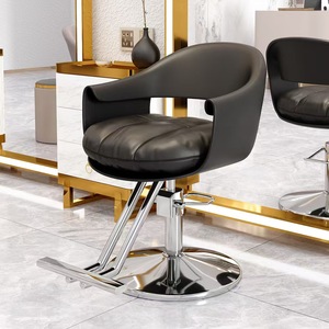 Chaise de salon de coiffure professionnelle, chaise de barbier, siège pivotant réglable en hauteur pour service de coupe de cheveux - Product Image 6