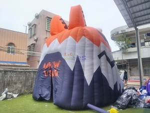 อุโมงค์โค้งรูป<span class=keywords><strong>หัว</strong></span><span class=keywords><strong>เสือ</strong></span>พองลมขนาดยักษ์แบบกำหนดเองสำหรับสนามเด็กเล่น เหมาะสำหรับงานปาร์ตี้เรฟของโรงเรียนมัธยม ตกแต่งวันฮาโลวีน - Product Image 6