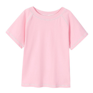 Camiseta de Manga Corta con Cuello Redondo en Gris Jaspeado, Ropa de Trabajo de Algodón, Ropa Informal - Product Image 3