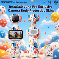 Lot de protections adhésives en vinyle imperméables pour caméra Insta360 Luna Pro, idéal pour les détaillants