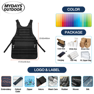 <span class=keywords><strong>Tablier</strong></span> <span class=keywords><strong>de</strong></span> chef tactique en toile Mydays pour extérieur, <span class=keywords><strong>tablier</strong></span> <span class=keywords><strong>de</strong></span> travail Molle avec boucle à dégagement rapide, <span class=keywords><strong>tablier</strong></span> robuste pour fermeur et charpentier - Product Image 2