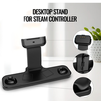 Basis Pengisi Daya Magnetik Cepat untuk Pengontrol Steam, Penerima Nirkabel 2.4G, Aksesori Dudukan Layar Miring