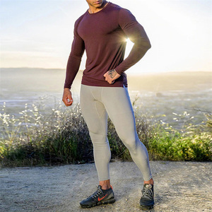 Camisetas deportivas de manga larga de compresión de secado rápido para hombre, camisetas deportivas para correr - Product Image 3