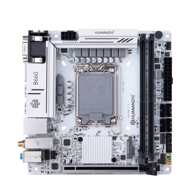 HUANANZHI B660M ITX DDR4 Motherboard Support 12 13 Gen Intel LGA 1700 CPU 12100F 12400F 12490F 12600F 12700F 13600F