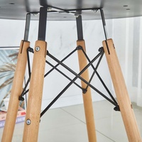 Vente en gros de meubles de salle à manger de haute qualité au design moderne Table à manger ronde en verre trempé Table à manger en verre