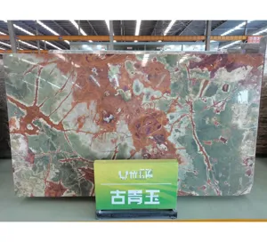 SHIHUI Wholesale High Quality Natural Afghan Green Onyx Green Multicolor Green Onyx Marble Slabs For Wall Onyx Stone Tiles