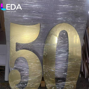 LEDA <b>PVC</b> Number Wedding Design Stage <b>Pvc</b> Acrylic Wedding Backdrop Gold Arch Wedding Backdrop For Party Decoration - Product Image 2