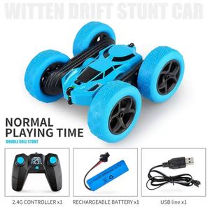 Remote Control Double Sided Rotating 360 Degree Stunt Flips High Speed Rc <b>Car</b> <b>Toy</b> - Product Image 2