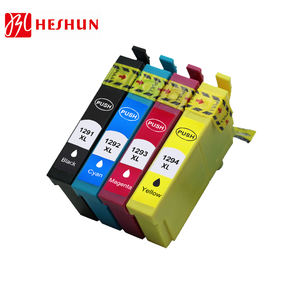 HESHUN T1291 T1292 T1293 T1294 T 1291 Cartouche d'encre couleur compatible de qualité supérieure pour imprimante Epson STYLUS <span class=keywords><strong>Sx435w</strong></span> Sx525wd - Product Image 3