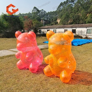 Orso Gonfiabile Trasparente Personalizzabile, Modello di Orso Gommoso Gonfiabile per Decorazioni Eventi - Product Image 4