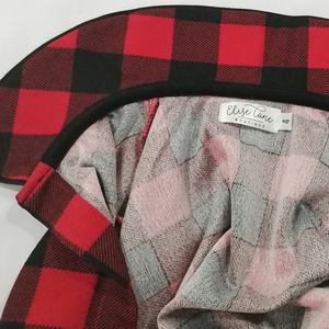 Di famiglia di natale pigiama due pezzi sett vestito rosso nero plaid bambini di notte degli indumenti da notte della ragazza del ragazzo dei capretti dei bambini mamma me <span class=keywords><strong>vestiti</strong></span> delle donne - Product Image 6