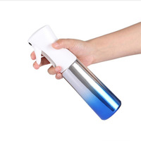Bouteilles en plastique PET à pulvérisation continue dégradée personnalisées, pulvérisateurs à pompe à brume fine modulaires réutilisables pour parfum, vente en gros