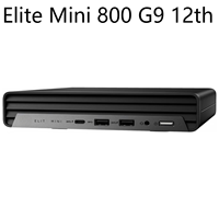 PC de bureau Barebone Tiny Elite Mini 800 G9 12e génération, propre, sans rayures, grade A, testé et fonctionnel