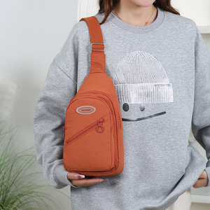 Chest Bag Lightweight Water Resistant Multiple Pockets Zipper Closure Casual Travel Outdoor Sport Unisex Crossbody Bag - Product Image 2