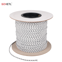 Corde antistatique en polyester ESD conducteur de 2mm 3mm 4mm 6mm pour machine d'impression de rideaux