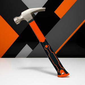 24oz Heavy Duty Framing Hammer with Fiberglass Handle and Iron Claw-Multi-Purpose Nail <b>Puller</b> OEM Customizable - Product Image 3