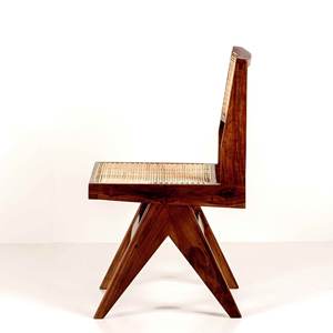 Traditional Handmade Solid Wood <b>Dining</b> <b>Chair</b> with Rustic Textured Finish for Home Kitchens <b>Dining</b> Areas and Hospitality Interior - Product Image 2