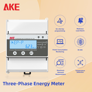 दीन रेल तीन चरण एलसीडी प्रदर्शन बहु कार्यात्मक मापने के सीटी कनेक्शन वाट घंटे काउंटर एनर्जी मीटर वर्ग 0.5 आरs485 - Product Image 5