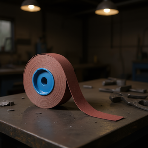 Rollo de tela abrasiva de corindón Ttake Ab1050 de 115x50000 mm para lijado de metales - Product Image 3