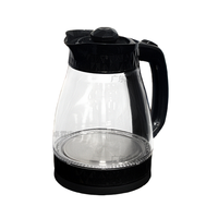 Nouvelle arrivée Bouilloire électrique sans fil en verre borosilicate haute résistance 2L 1800W Utilisation domestique en cuisine Arrêt automatique Direct usine