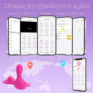 9 + 9 modları yetişkin oyuncaklar seks oyuncakları oturmak APP uzaktan kumanda ile Clit Anal g-spot vibratör külot giyilebilir vibratör - Product Image 5
