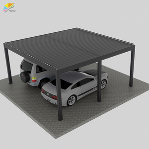 Pergola Bioclimatica <span class=keywords><strong>per</strong></span> Parcheggio <span class=keywords><strong>Auto</strong></span>, Tettoia Impermeabile <span class=keywords><strong>in</strong></span> Alluminio con Protezione Solare <span class=keywords><strong>per</strong></span> Carport Motorizzati, Padiglioni e Gazebo da Esterno - Product Image 6