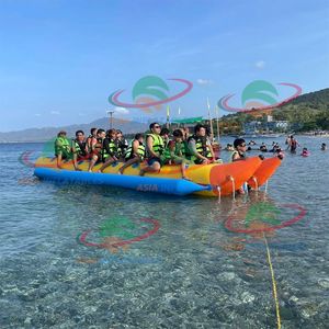 Barco de <span class=keywords><strong>remolque</strong></span> de agua Crazy UFO inflable remolcable deportes acuáticos giratorio volador inflable discoteca barco - Product Image 5