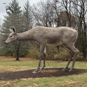 Statua Moderna Astratta di Ippopotamo in Bronzo BLVE, Scultura Animale in Rame Fuso per Giardino, Esterni, Casa, Hotel, Parco, Decorazione Paesaggistica Artistica - Product Image 5