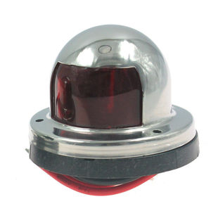 Feux de navigation pour bateaux en acier inoxydable rouge et vert avec câble pour usage maritime - Product Image 5