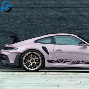 Venta al por mayor PET TPU vinilo fundido niebla gris púrpura coche envoltura vinilo 1.52X1 8M/5X60FT un rollo completo directo de fábrica pegatinas para coche - Product Image 6