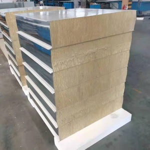 Wasserdicht/Brandschutz/isoliert/Akustische Steinwolle/Glaswolle Sandwich platte für Dach/Wand/Decke/<span class=keywords><strong>Ofen</strong></span> - Product Image 2