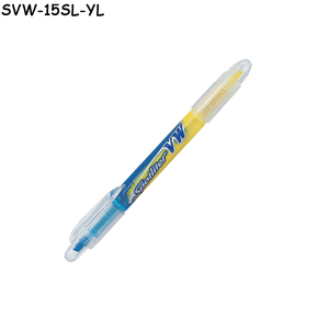Marcador para Pizarra Blanca Serie SVW-15SL, Punta Oblicua de un Solo Color, Tinta Permanente para Oficina y Escuela, Escritura de Doble Cara de 3.3 mm, Japón - Product Image 2