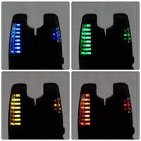 Set Alarm Gigitan Ikan Carp Tahan Air Hirisi dengan Snag Ear Bar, Set Alarm Memancing Nirkabel dengan Suara LED B1230