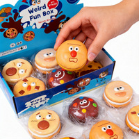 Jouets Squishy en PU, biscuits simulés, jouet anti-stress à récupération lente, boîte surprise, outil créatif d'expression et de décompression, unisexe, pour jeunes