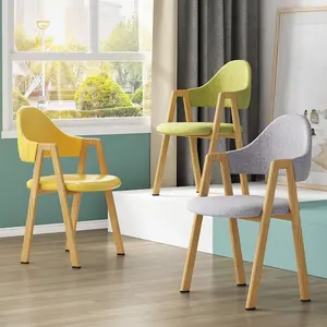 אום/אום sillas de comedor sillas שולחן אוכל 4 כסאות כורסא כורסא כורסא עץ מרופד