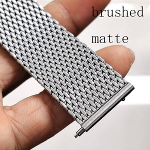 Nouveauté 20mm 22mm maille Milan boucle magnétique métal acier inoxydable <span class=keywords><strong>bracelet</strong></span> de montre <span class=keywords><strong>bracelet</strong></span> de montre chaîne - Product Image 6