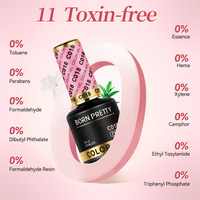 BORN PRETTY PRO Nouveau vernis gel UV 15ml Tpo sans Hema en stock avec logo personnalisé à haute teneur en pigment pour salon de coiffure