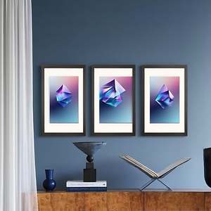 متعددة الأحجام-إطارات صور MDF كلاسيكية للصور ، الألغاز الفنية بأحجام مختلفة - Product Image 6