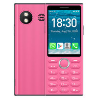 Téléphone intelligent Android 4G à clavier, écran 2,83 pouces, double SIM, sans appareil photo, batterie 2500 mAh, bandes mondiales, services Google