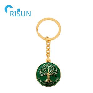 พวงกุญแจโลหะแบบกำหนดเอง Rune สัญลักษณ์นอร์สไวกิ้งพระเจ้าโอดินเงินโบราณต้นไม้สีทองของชีวิตจี้สร้อยคอพวงกุญแจ - Product Image 6