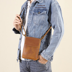 Nuovo arrivo borsa Messenger a tracolla in <span class=keywords><strong>pelle</strong></span> di mucca pieno fiore artigianale in vera <span class=keywords><strong>pelle</strong></span> vera e propria borsa a tracolla semplice - Product Image 5